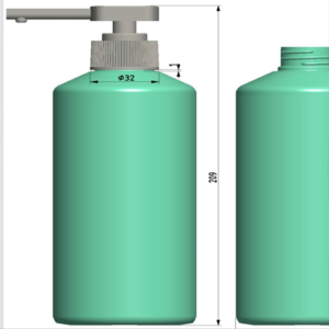 Mẫu chai 500ml Dung dịch sát khuẩn Ms002